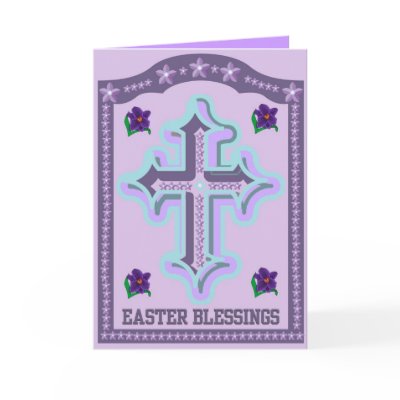 Multi Colored Cross Card by KABSANNIE