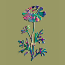 Multi Colored Flower t-shirts