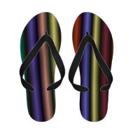Multi-Colored Fractal Flip Flops