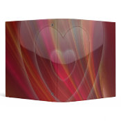 Multi-Colored Heart Binder binder