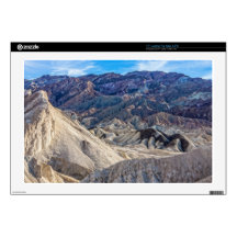 Multi Colored Landscape at Zabriskie Point 17" Laptop Decal