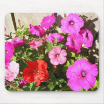 Multi-colored Petunias mousepads by princessklb07 Multi-colored Petunias mousepads