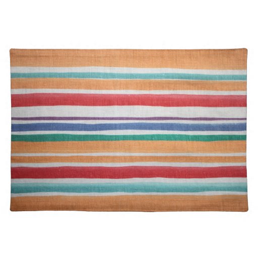 Multicolored Placemat Cloth Placemat Zazzle