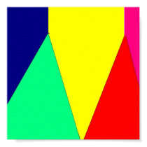 MULTI-COLORED POSTER