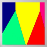 MULTI-COLORED POSTER