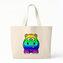 Multi Colored , Rainbow Hippo bags