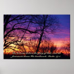 Multi-colored Sunset poster