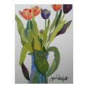 Multi-colored Tulips Print by JanPorterfield Multi-colored Tulips Print