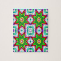 MULTI COLOUR STAR BURST PUZZLE puzzles