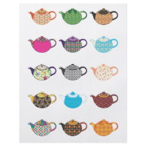 Multi-coloured Tea Kettles Personalized Flyer