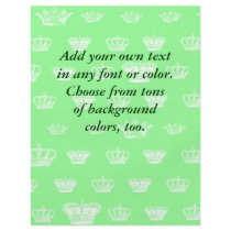Multi Crown design - choose bkgd color Personalized Flyer