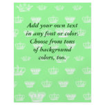 Multi Crown design - choose bkgd color Personalized Flyer