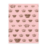 Multi Crown design - choose bkgd color Post Cards