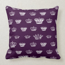 Multi Crowns in White pillows