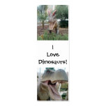 Multi Dinosaur Bookmark Business Card Template