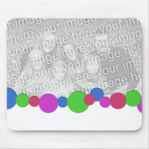Multi Dots Photo Template mousepads