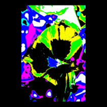 Multi Faceted Psychedelic flower Print