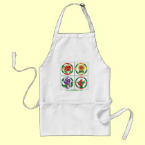 Multi Floral Apron aprons
