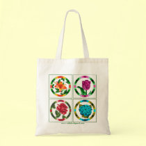 Multi Floral Tote bags