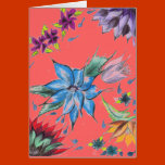 Multi-flowers Greeting Card cards