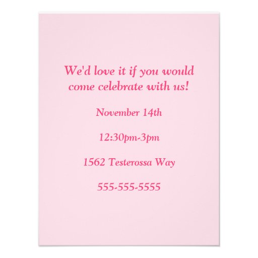 Multi Frame Pink One Birthday Invitation