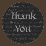 Multi-Lingual Thank You Sticker stickers