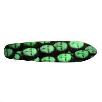 Multi-Mona in Green - 70s Style skateboards by artberry Multi-Mona in Green - 70s Style skateboards