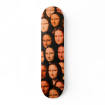 Multi-Mona in Orange - 70s Style Skateboard