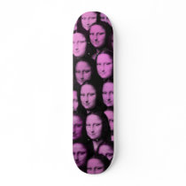 Multi-Mona in Pink skateboards by artberry Multi-Mona in Pink skateboards