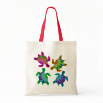 Multi Painted Turtles Bags