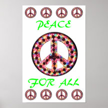 multi peace for all poster