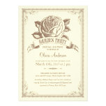 Multi-purpose Vintage Garden Party Invitations