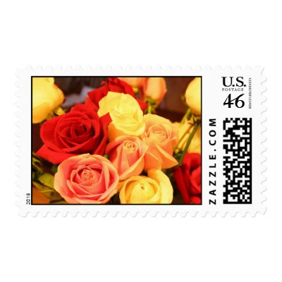 Multi Roses Stamp
