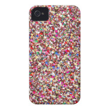 Multi Sequins Reds Sparkle Glitter Bling iPhone 4 iPhone 4 Case-Mate Cases