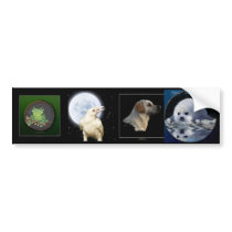 Multi-stickers I ANIMAL Set bumper stickers by RavenSpiritPrints Multi-stickers I ANIMAL Set bumper stickers