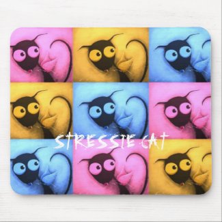 Multi Stressie Cat Mousepad mousepad
