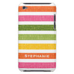 Multi Stripe Faux Croc iPod Touch 4g Case Cover Barely There iPod Cases