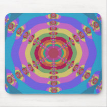 Multi Sun Fractal Mouse Pads