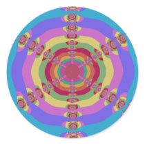 Multi Sun Fractal Stickers