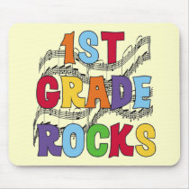 Multicolor 1st Grade Rocks Tshirts and Gifts mousepads