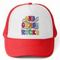 Multicolor 2nd Grade Rocks Tshirts and Gifts Mesh Hat