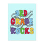 Multicolor 3rd Grade Rocks Tshirts and Gifts Postcard