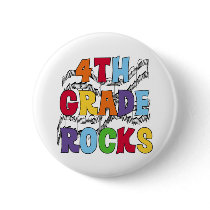 Multicolor 4th Grade Rocks buttons