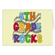 Multicolor 5th Grade Rocks T shirts and Gifts cards by school_teacher Multicolor 5th Grade Rocks T shirts and Gifts cards