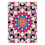 Multicolor Abstract Kaleidoscope Mandala business cards
