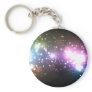 Multicolor Abstract Particles Keychain