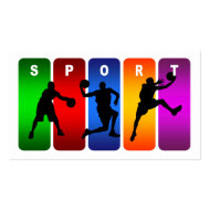 Multicolor Basketball Emblem profilecard