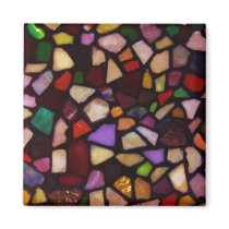 Multicolor Black Mosaic magnets by JuJuGardens Multicolor Black Mosaic magnets