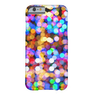 Multicolor Bokeh Barely There iPhone 6 Case