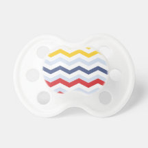Multicolor Chevron design Baby Pacifiers
